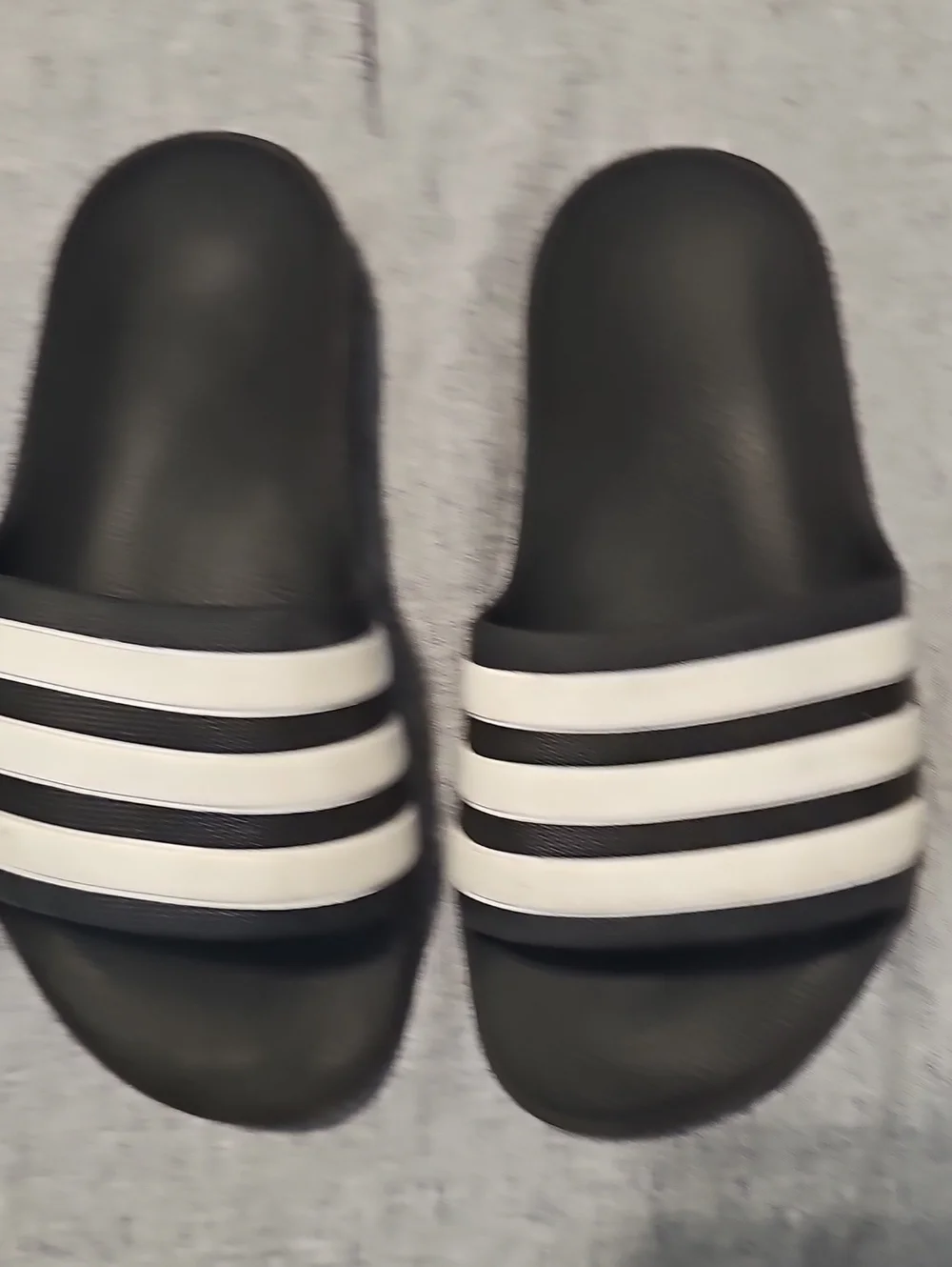 Black and White Slide Sandals Kids